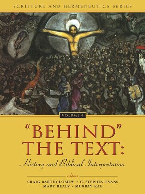 cover image of 'Behind' the Text